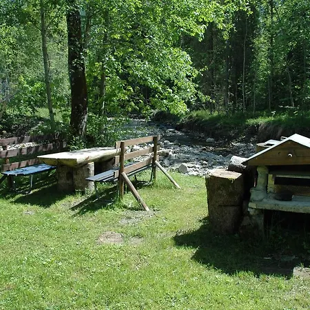 Spacious Chalet In Eriz With Riverside Garden Engelberg