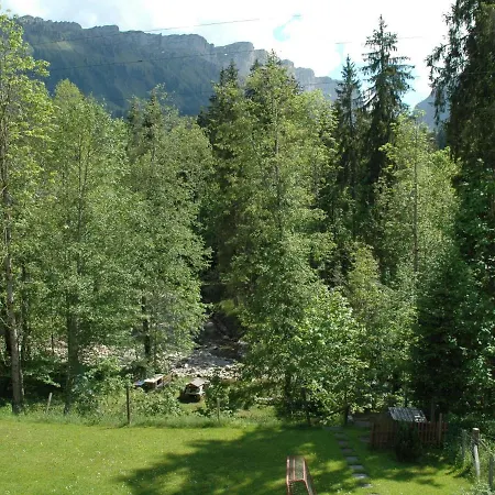 Spacious Chalet In Eriz With Riverside Garden Engelberg